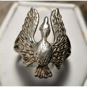 Phoenix vintage sterling silver ring sz 6